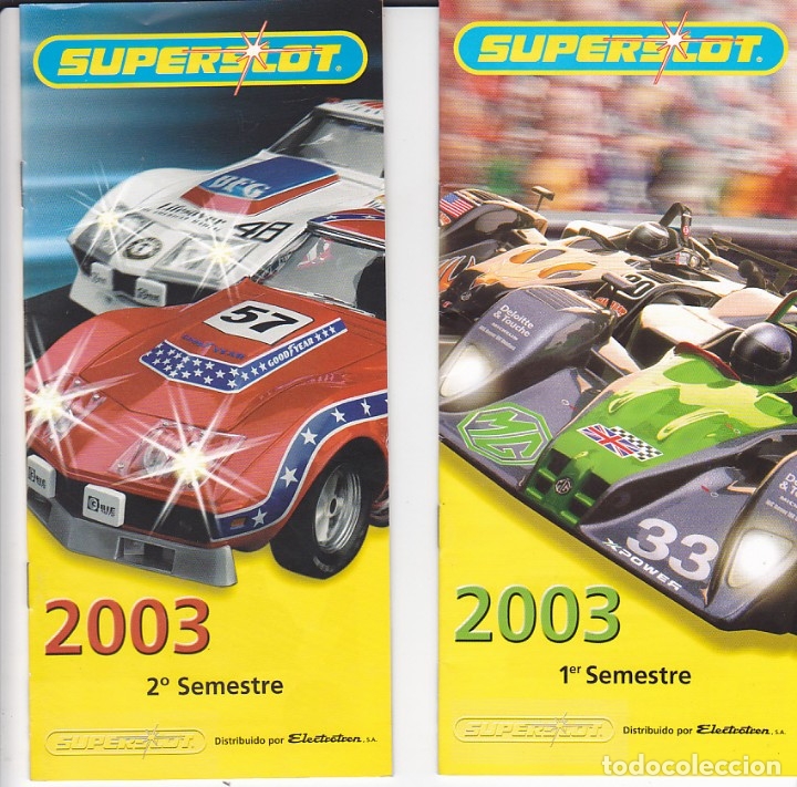Scalextric: LOTE DE 4 CATALOGOS SUPERSLOT 2003 (2) 2007 2008 - Foto 1