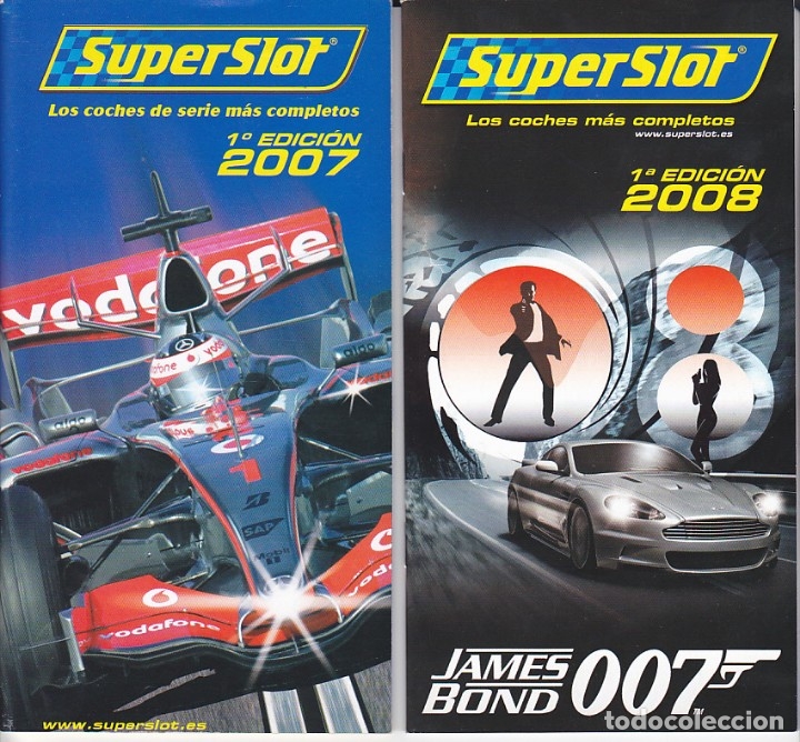 Scalextric: LOTE DE 4 CATALOGOS SUPERSLOT 2003 (2) 2007 2008 - Foto 2
