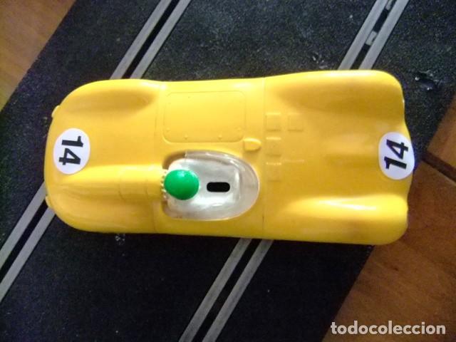 Scalextric: V SCALEXTRIC Triang JAGUAR D Type Ref C 60 amarillo con caja - Foto 2