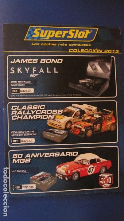 Scalextric: SCALEXTRIC UK:SUPERSLOT: COLECCION 2013 - Foto 1