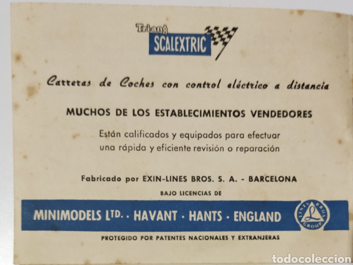 Scalextric: Reglamento de SCALEXTRIC a&ntilde;os 60 y Lista de los precios de la &eacute;poca. - Foto 6