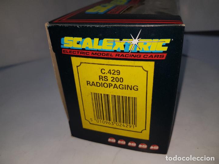 Scalextric: SCALEXTRIC FORD RS 200 RADIOPAGING C.429 DE TRIANG - Foto 3