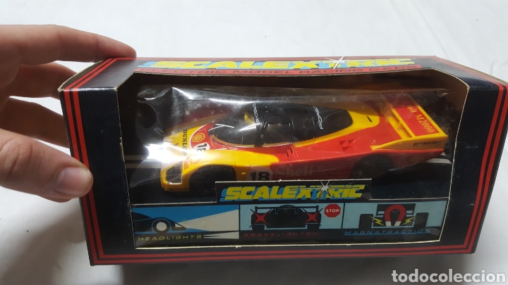 Scalextric: SHELL PORSCHE 962 C.463 DE HORNBY EN CAJA - Foto 4
