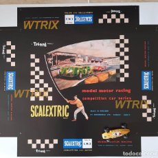 Scalextric: SCALEXTRIC UK SET CM3 LID PAPER. Lote 329840493