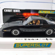 Scalextric: SUPERSLOT KNIGHT RIDER KITT COCHE FANTÁSTICO SCALEXTRIC UK REF. H4226. Lote 400669249