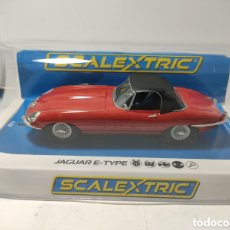 Scalextric: SCALEXTRIC UK JAGUAR E TYPE RED REF. C4032 SUPERSLOT. Lote 366119131
