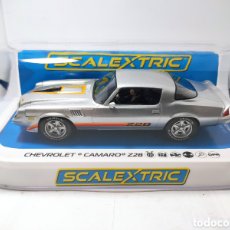 Scalextric: SCALEXTRIC UK CHEVROLET CAMARO Z28 SILVER REF. C4227 SUPERSLOT. Lote 366123491