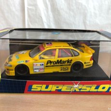 Scalextric: SCALEXTRIC HORNBY SUPERSLOT OPEL VECTRA PROMARKT #20 H2000 SLOT CAR EXIN 1:32 MADE IN ENGLAND ENCAJA. Lote 394352039