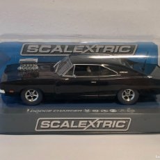 Scalextric: HORNBY SCALEXTRIC DODGE CHARGER BLACK DPR C3936 SLOT CAR SCX 1:32 SCALE. Lote 401543944
