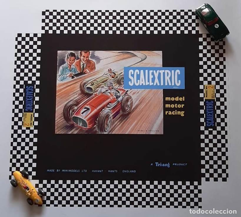 Scalextric: SCALEXTRIC TINPLATE SET 2 LID PAPER - Foto 1