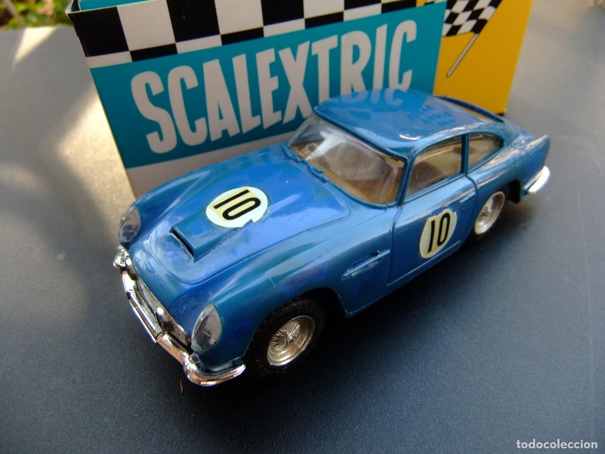 Scalextric: V SCALEXTRIC ASTON MARTIN MM / C 68 azul con luces - Foto 21