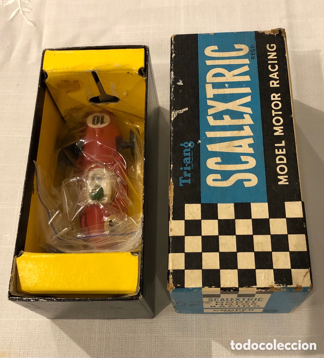 Scalextric: SCALEXTRIC TRIANG COOPER C58 UK ROJO OSCURO - Foto 7