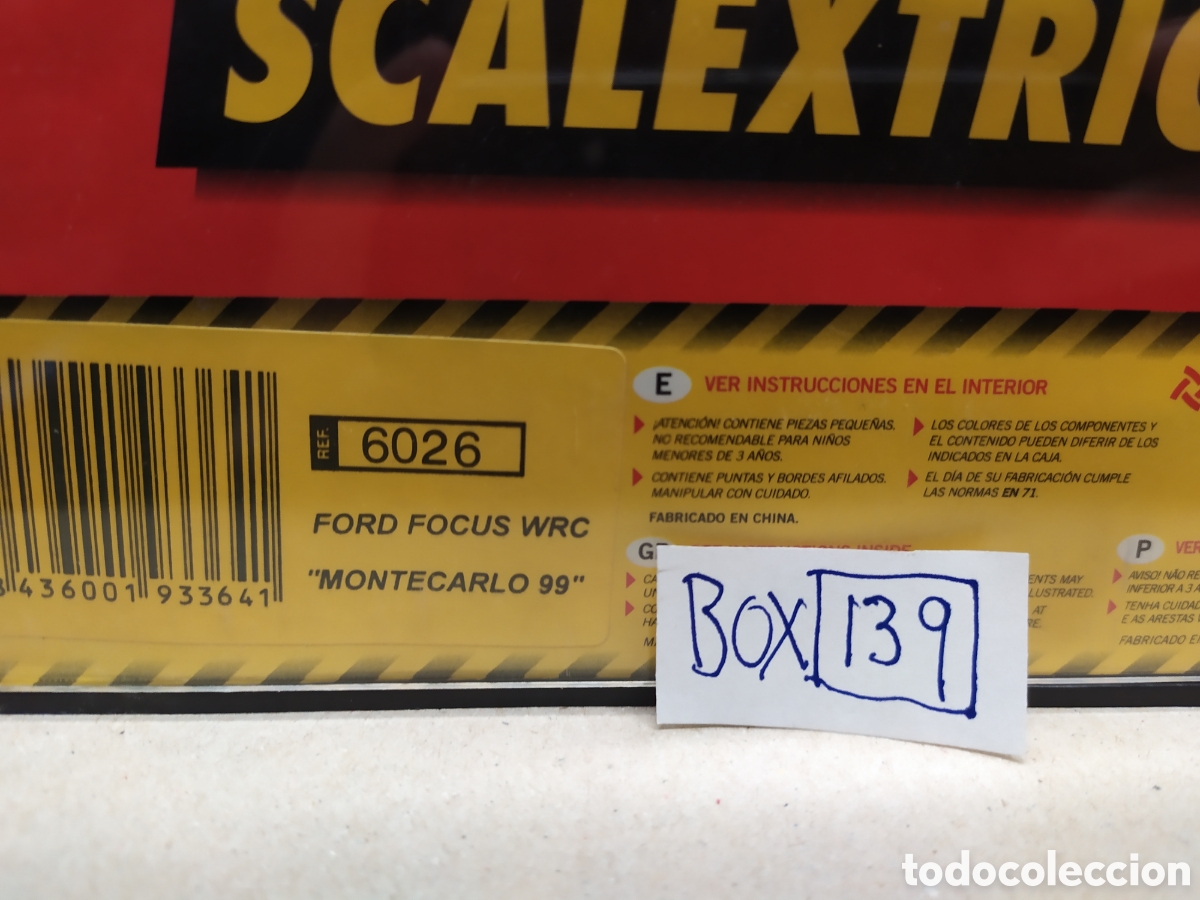 Scalextric: Ford Focus WRC Montecarlo 99 ref. 6026 - Foto 2
