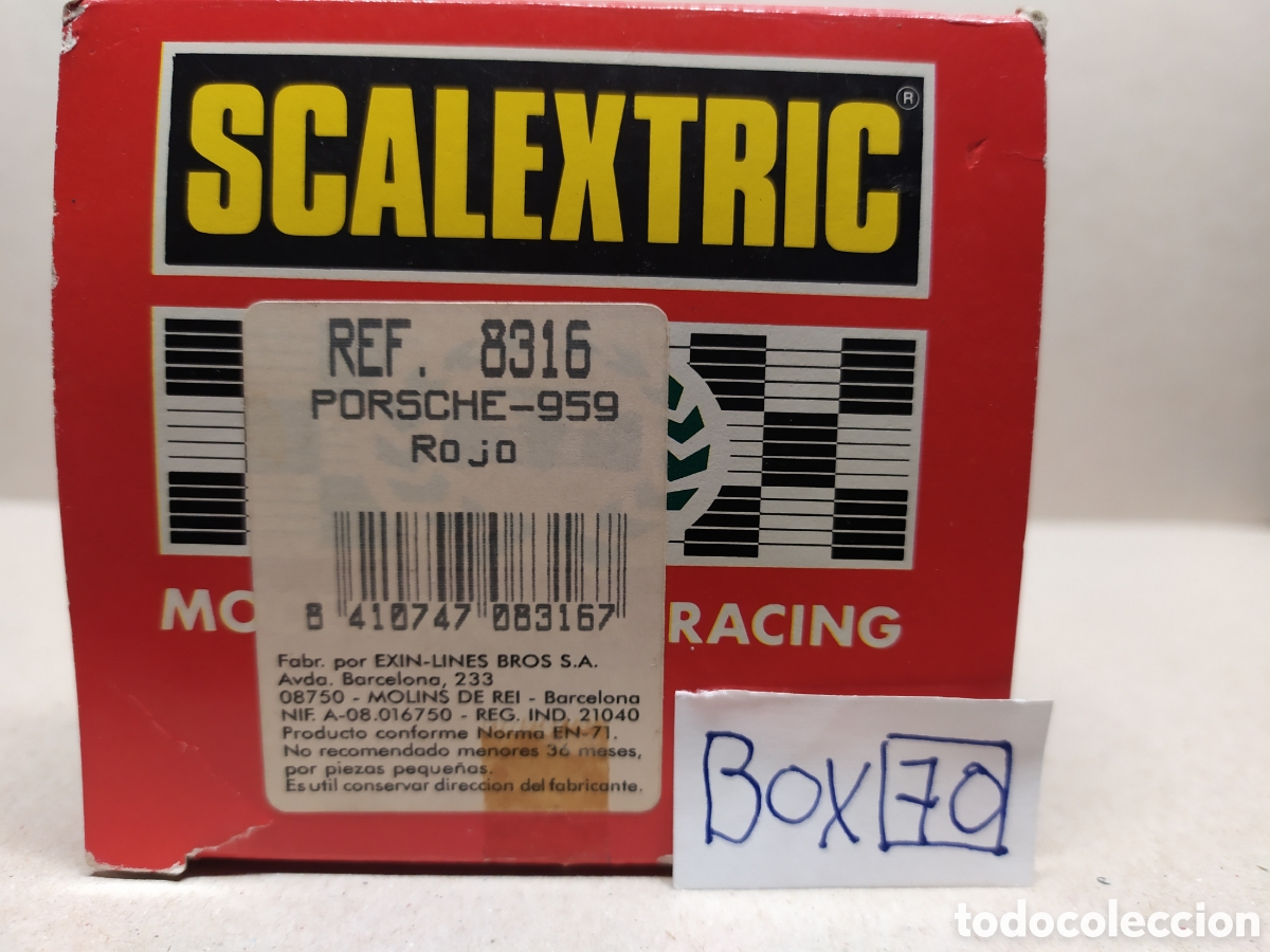 Scalextric: Scalextric Porsche 959 Rojo ref. 8316 - Foto 2