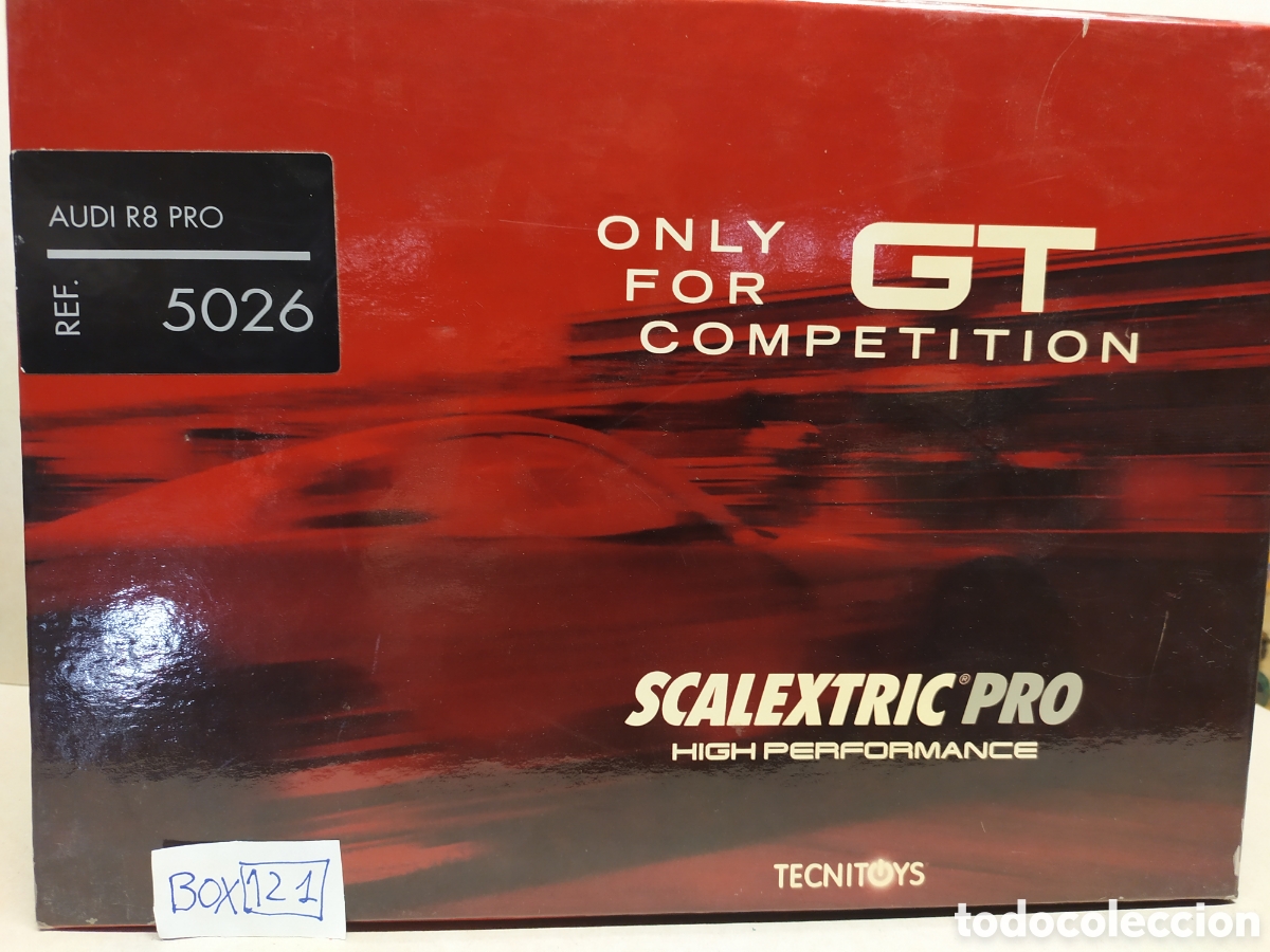 Scalextric: Scalextric Audi R8 Pro ref. 5026 le falta un retrovisor - Foto 2
