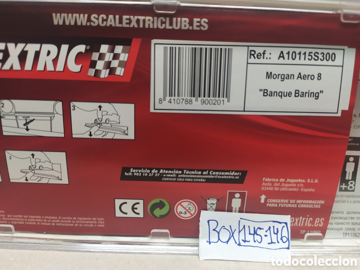 Scalextric: Scalextric Morgan Aero 8 Banque Baring ref. A101155S300 - Foto 2