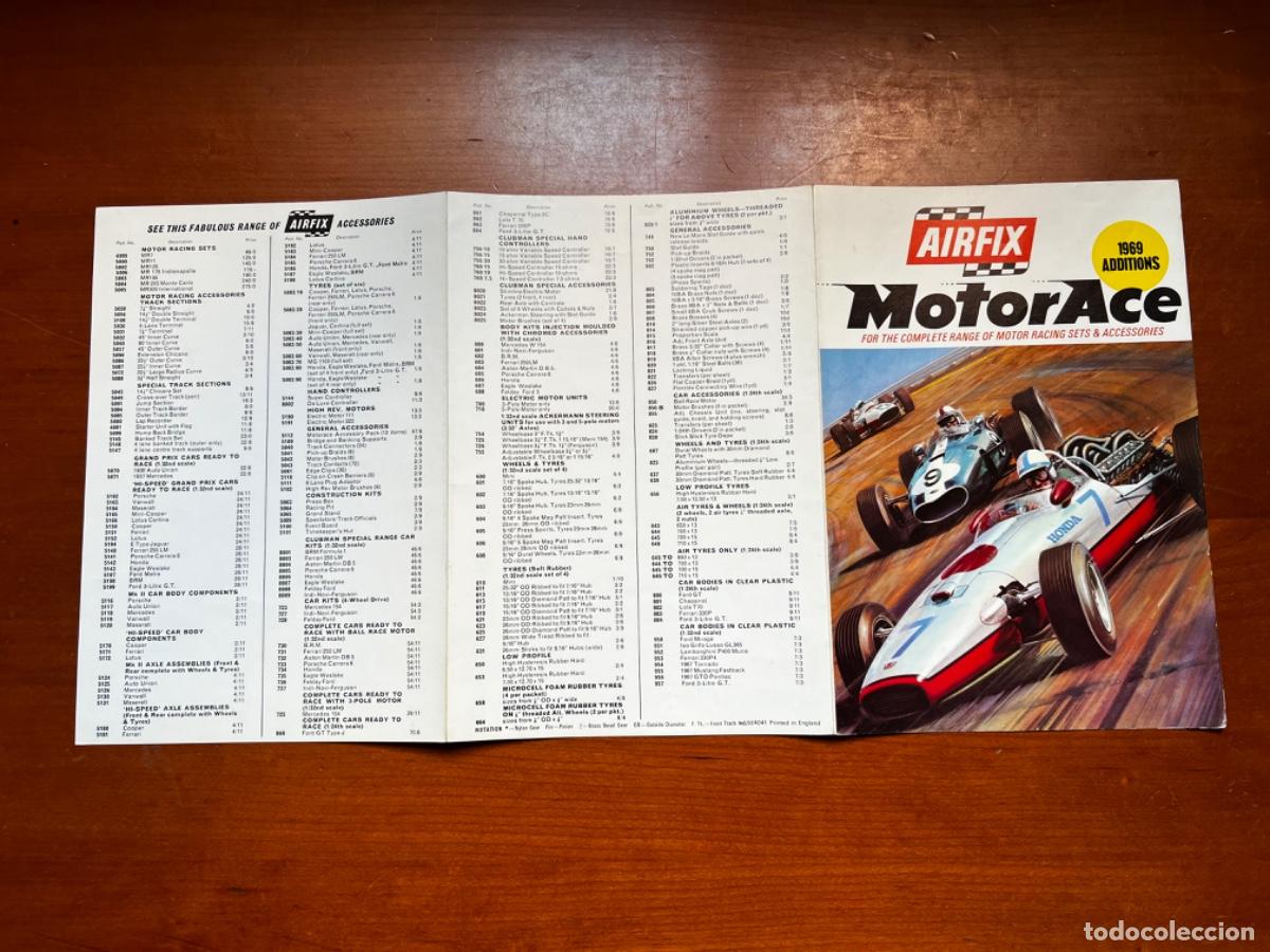 Scalextric: SCALEXTRIC AIRFIX MOTORACE CATALOGO ORIGINAL 1969 - Foto 3