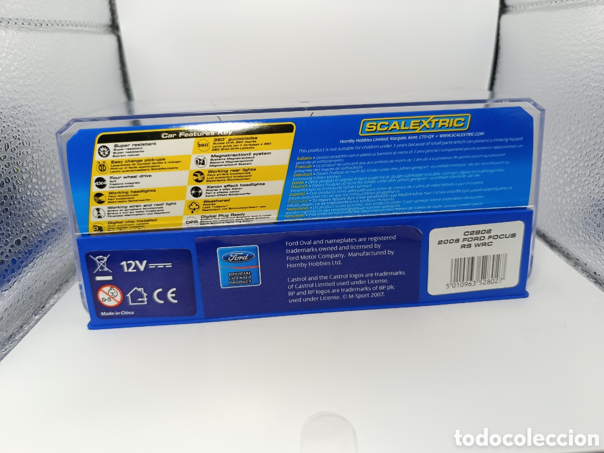 Scalextric: SCALEXTRIC UK FORD FOCUS RS WRC 2006 REF. C2802 - Foto 4