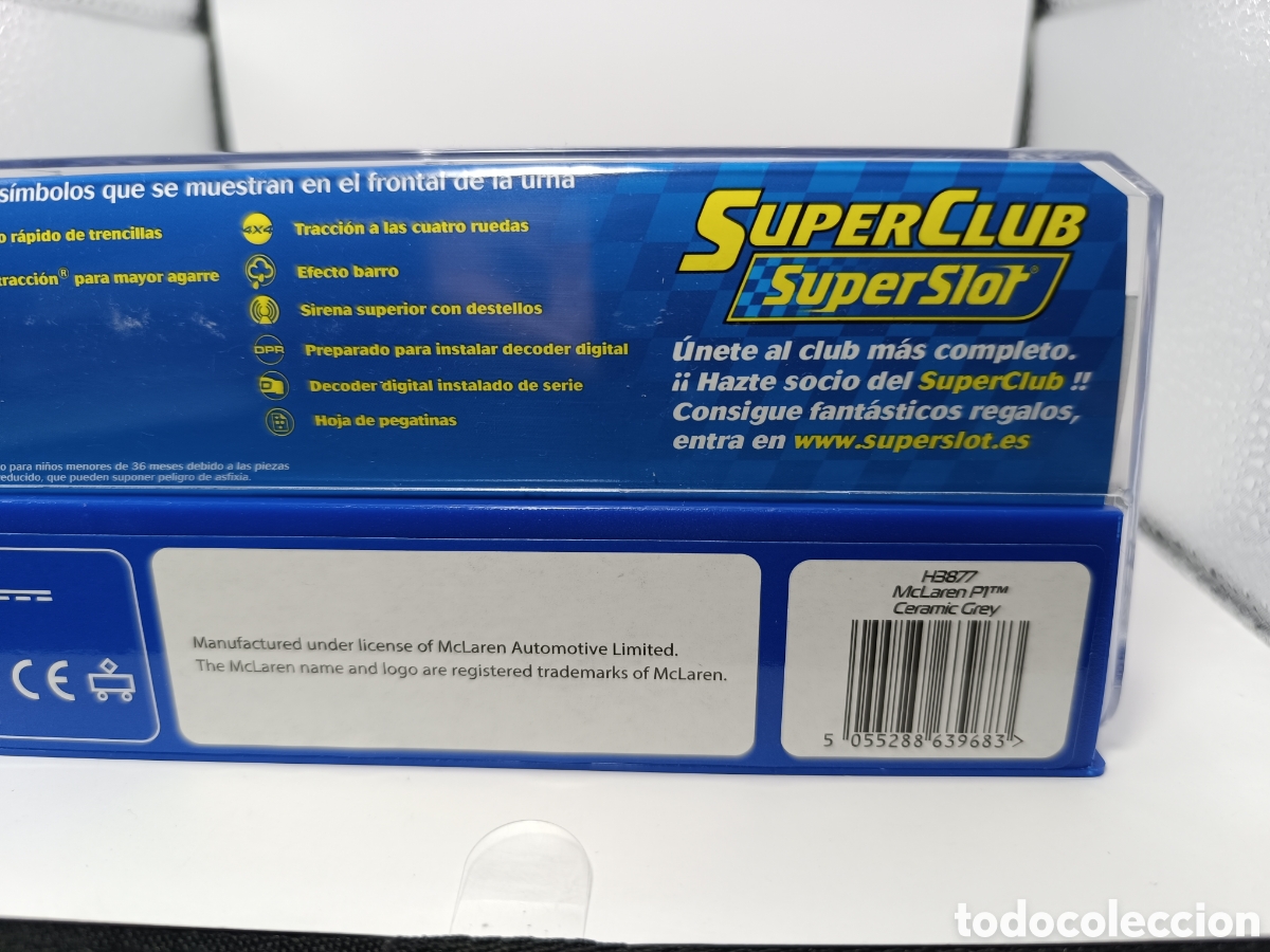 Scalextric: SUPERSLOT MCLAREN P1 CERAMIC GREY REF. H3877 - Foto 4