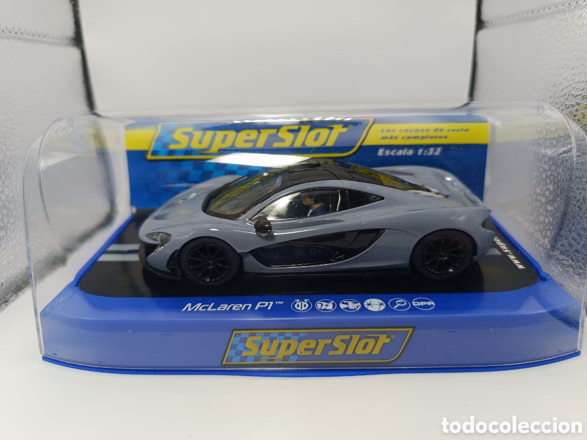 Scalextric: SUPERSLOT MCLAREN P1 CERAMIC GREY REF. H3877 - Foto 1