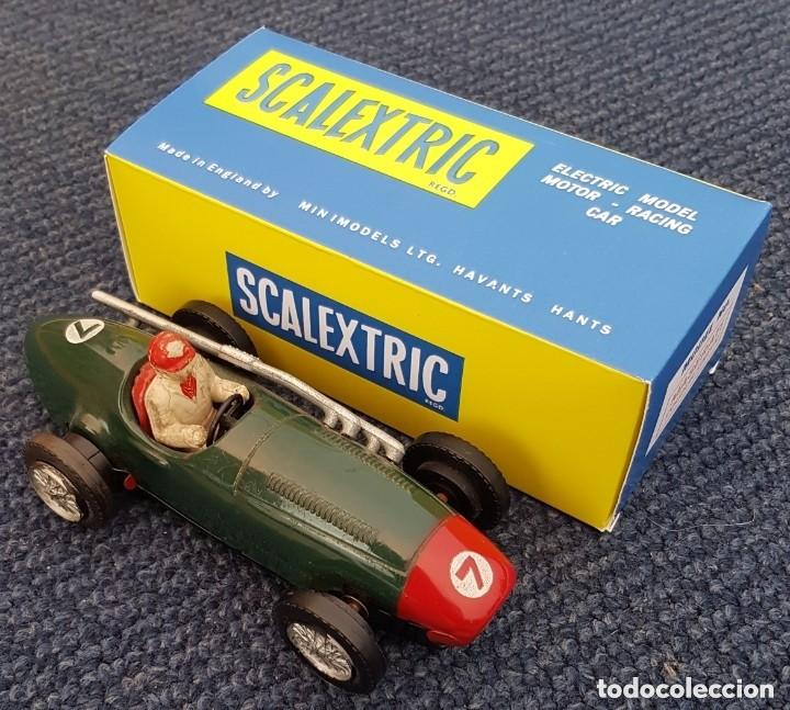 Scalextric: SCALEXTRIC TINPLATE CAJA COCHE MASERATI VERDE - Foto 2