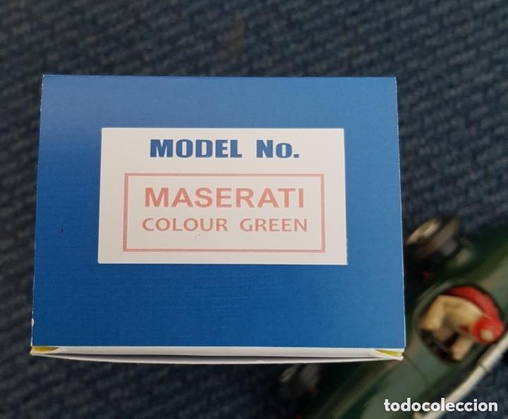 Scalextric: SCALEXTRIC TINPLATE CAJA COCHE MASERATI VERDE - Foto 3
