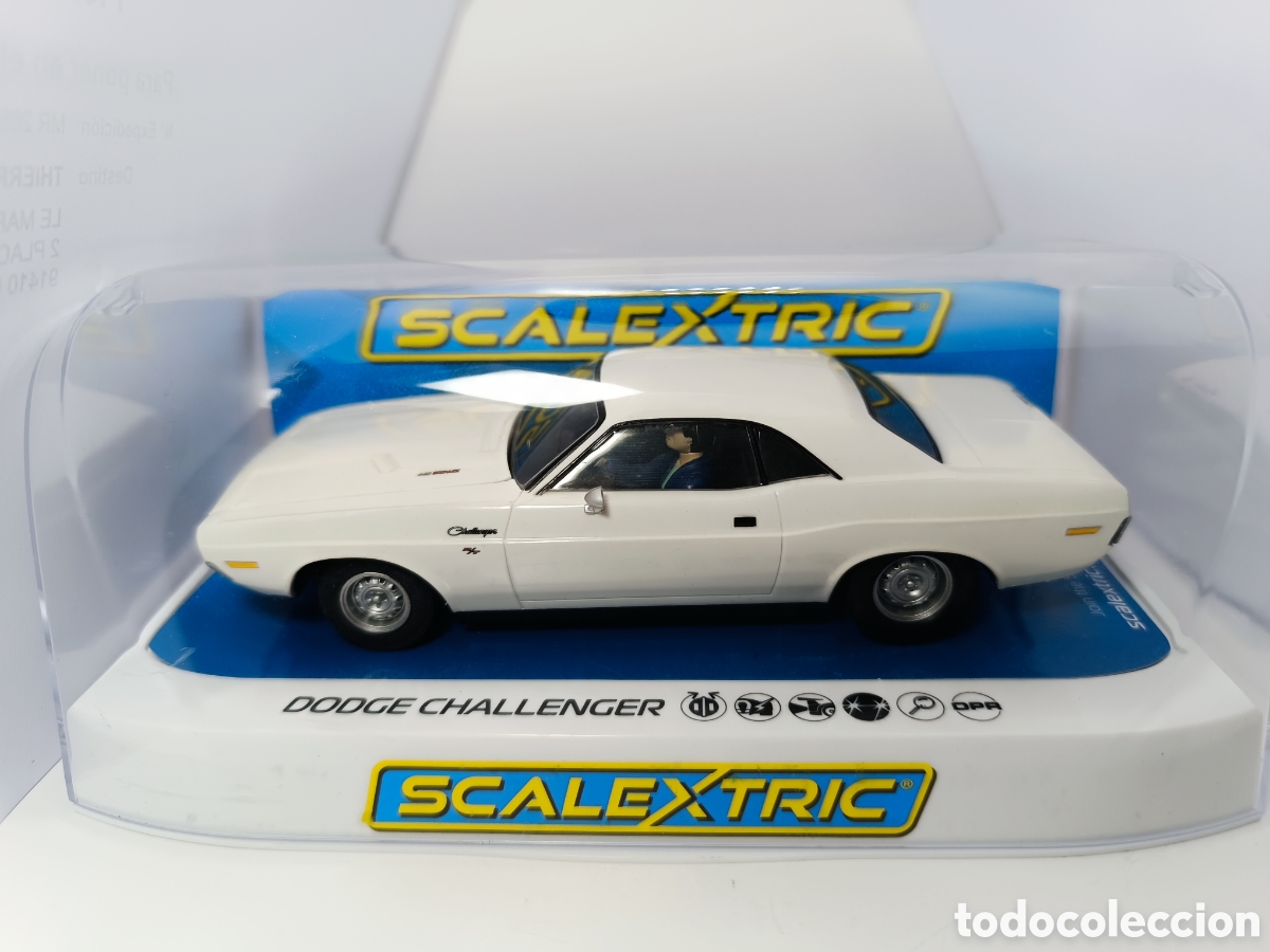 Scalextric: SCALEXTRIC UK DODGE CHALLENGER WHITE C3935 - Foto 1