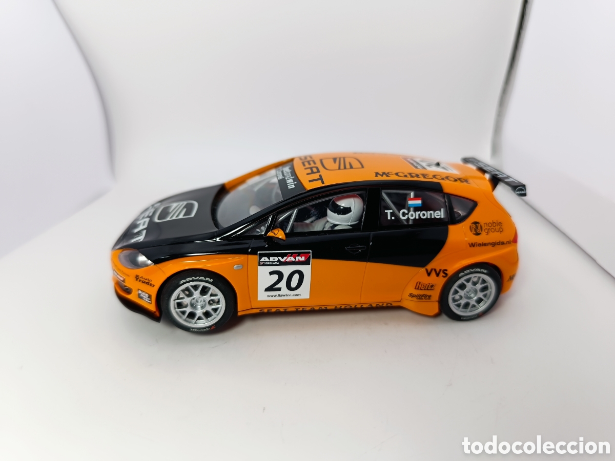 Scalextric: SUPERSLOT SEAT LE&Oacute;N WTCC CORONEL - Foto 1