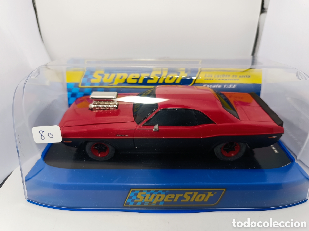 Scalextric: SCALEXTRIC DODGE CHALLENGER ROJO NEGRO DIGITAL - Foto 1