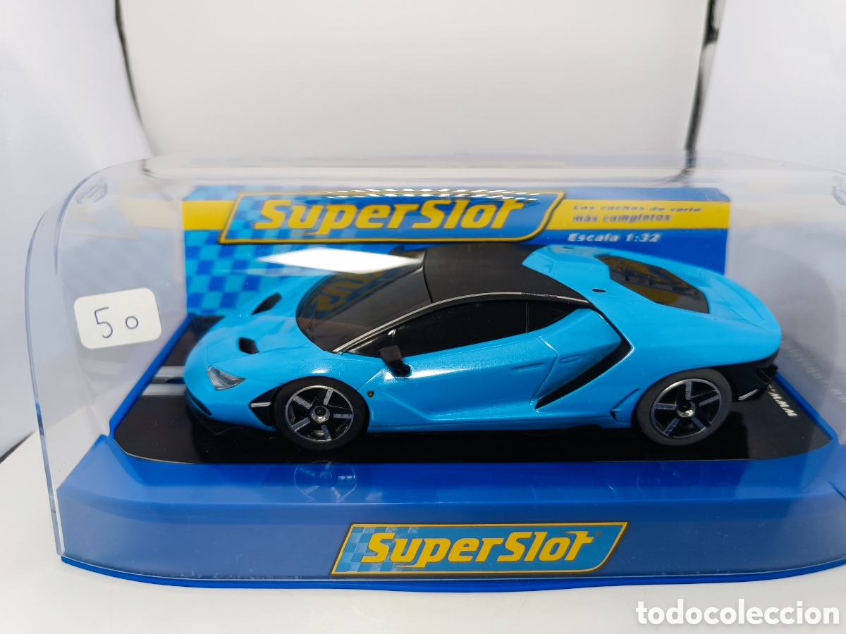 Scalextric: SUPERSLOT LAMBORGHINI CENTENARIO AZUL CIRCUITO - Foto 1