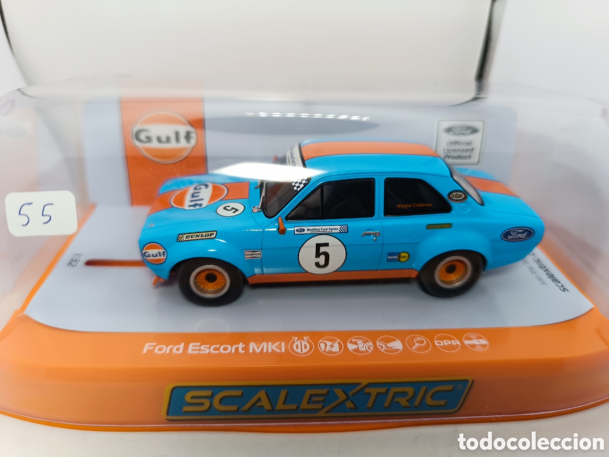 Scalextric: SCALEXTRIC FORD ESCORT MK1 GULF C4530 - Foto 1