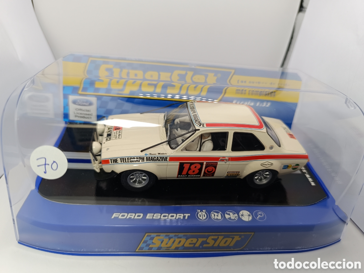 Scalextric: SUPERSLOT FORD ESCORT MK1 LONDON MEXICO H3313