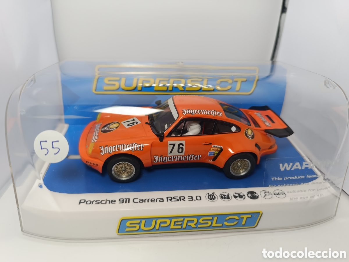 Scalextric: SUPERSLOT PORSCHE 911 CARRERA RSR 3.0 JAGERMEISTER H4211