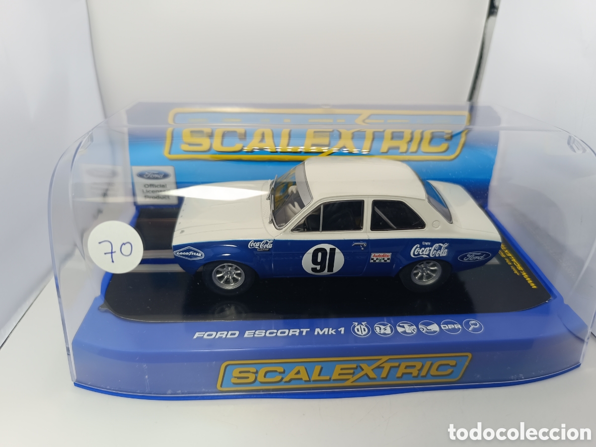 Scalextric: SCALEXTRIC UK FORD ESCORT MK1 1970 CALDER PARK C3672