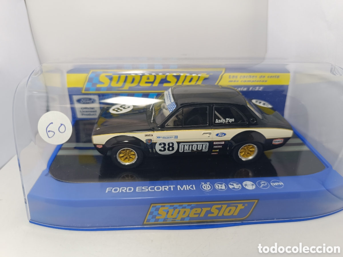 Scalextric: SUPERSLOT FORD ESCORT MK1 ANDY PIPE RACING H4237