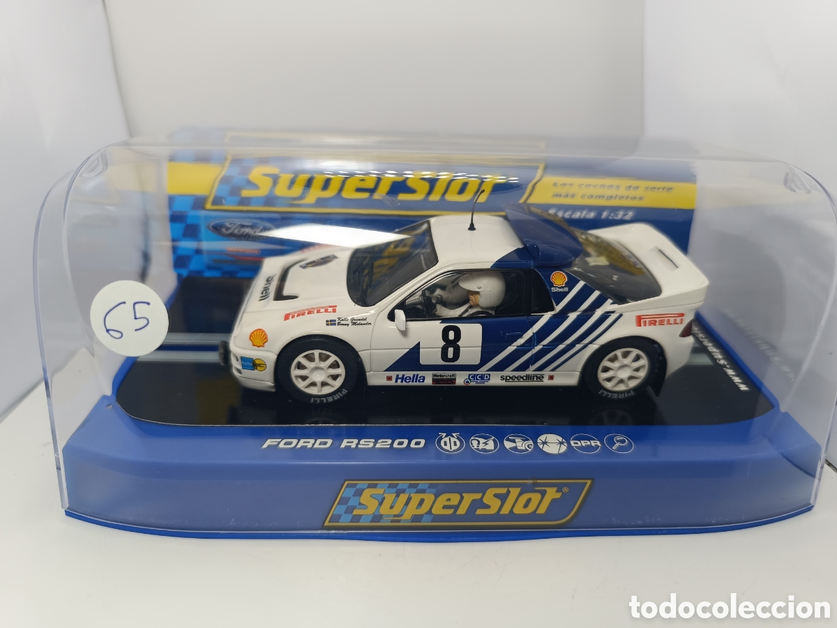 Scalextric: SUPERSLOT FORD RS200 1986 RALLY SWEDEN H3156