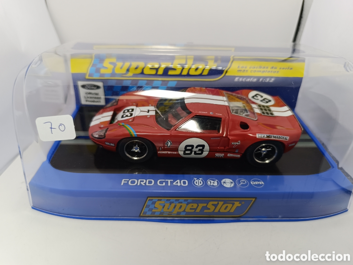 Scalextric: Superslot Ford gt40 red n&deg;83 H4152