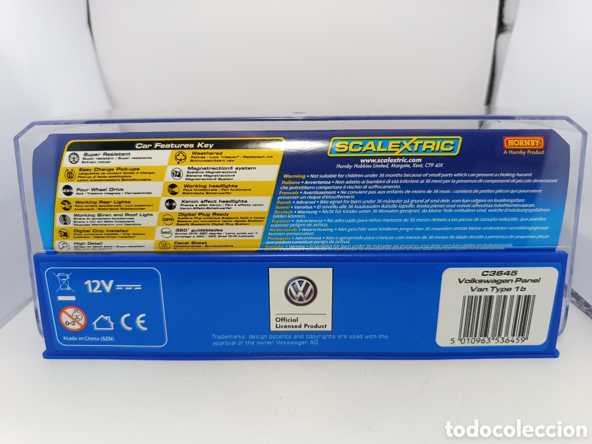 Scalextric: SCALEXTRIC VOLKSWAGEN PANEL VAN TYPE 1B C3645 - Foto 2