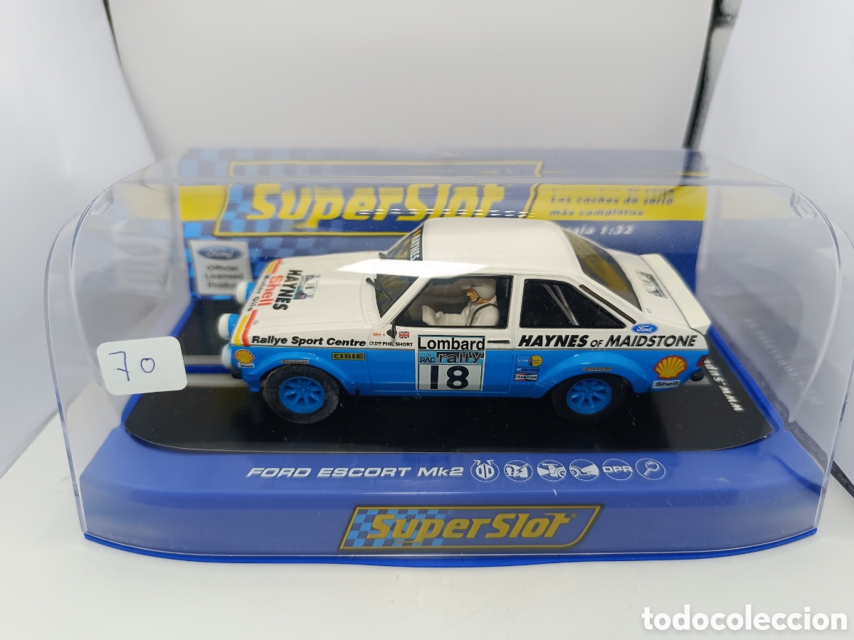 Scalextric: SUPERSLOT FORD ESCORT MKII 1979 LOMBARD TROPHY H3636
