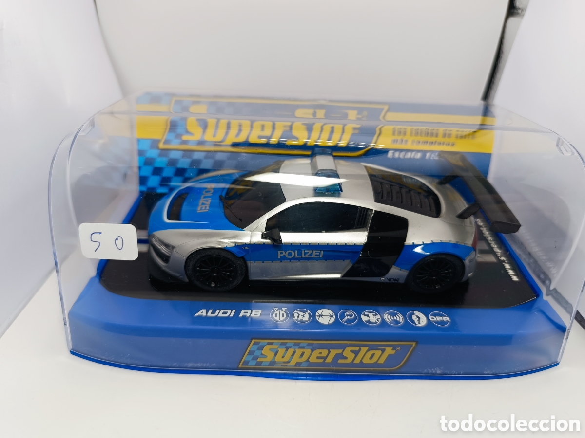 Scalextric: SUPERSLOT AUDI R8 POLICE CAR H3374