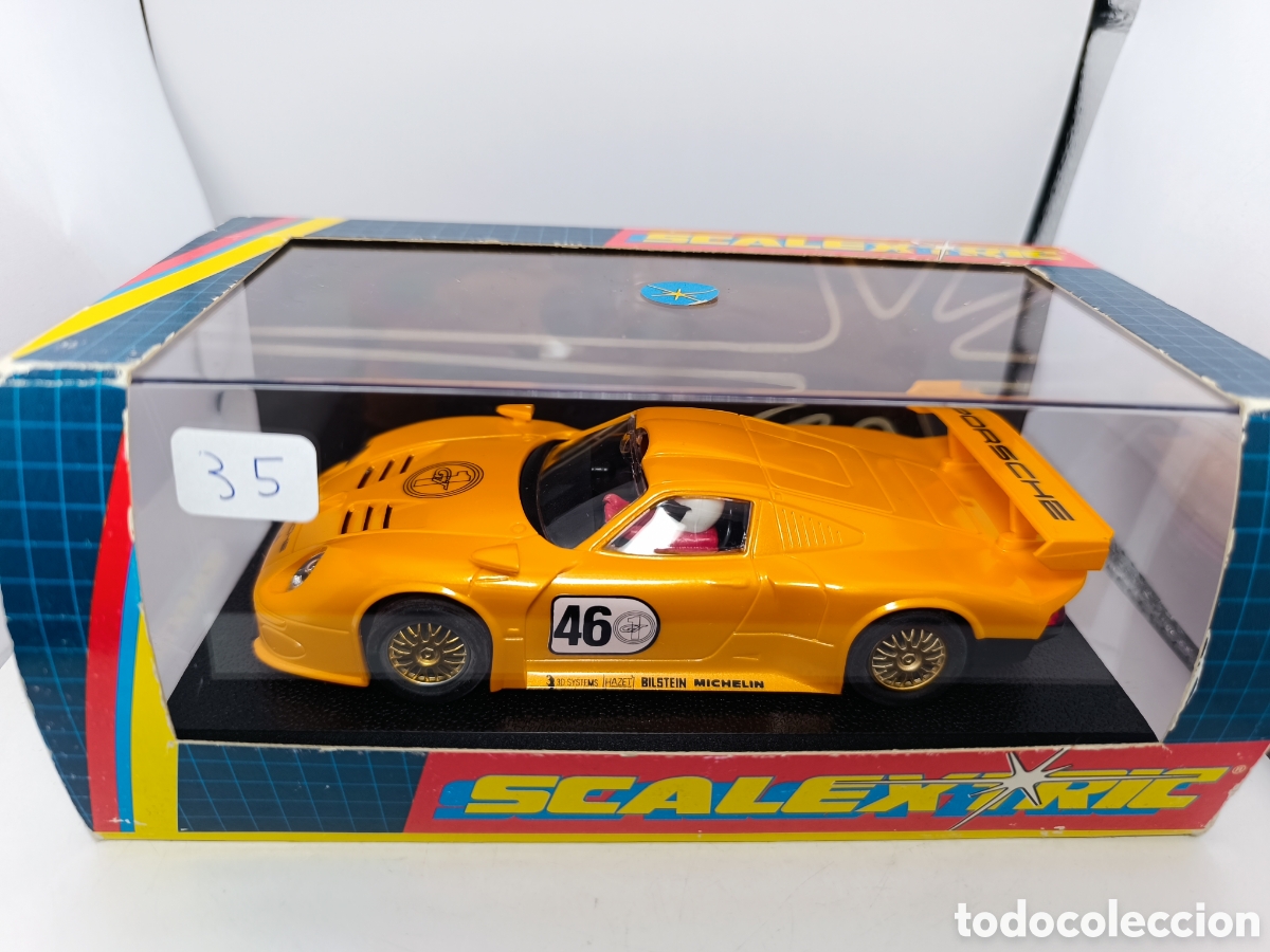 Scalextric: SCALEXTRIC UK PORSCHE 911 GT1 YELLOW N&deg;46 C2139