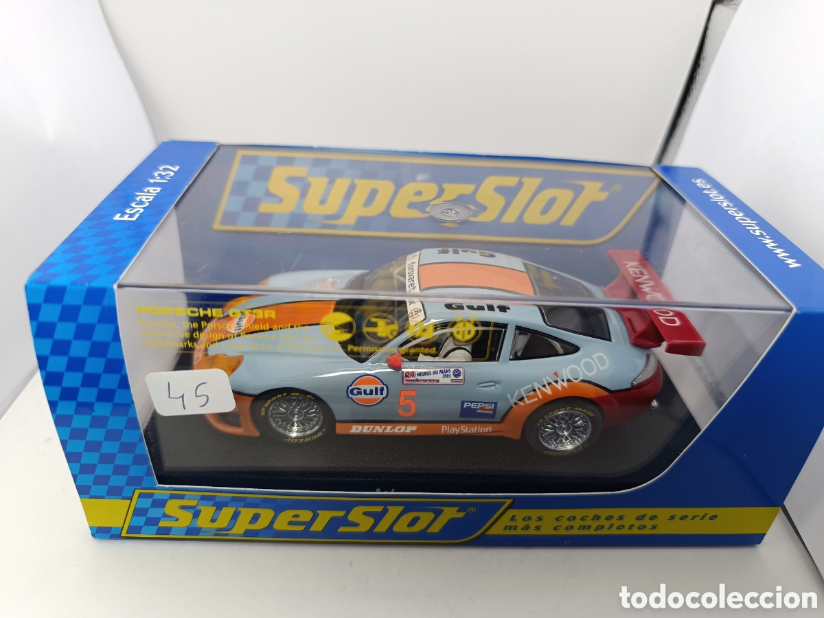 Scalextric: SUPERSLOT PORSCHE 911 GT3R PINTADO GULF KENWOOD