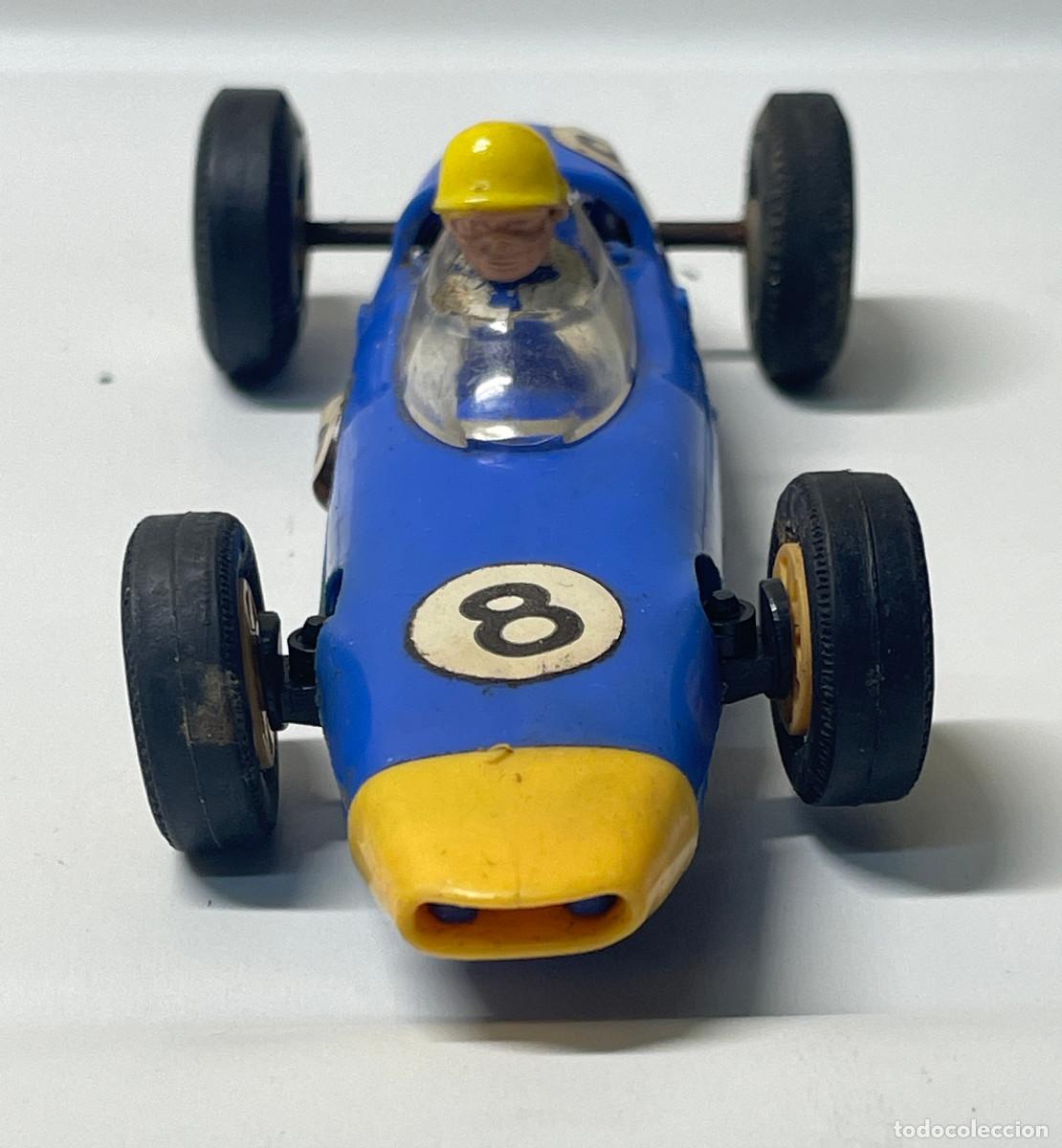 Scalextric: Scalextric Tri-Ang coche modelo BRM P48 Formula junior Ref. C-72 fabr. en Inglaterra a&ntilde;o 1967