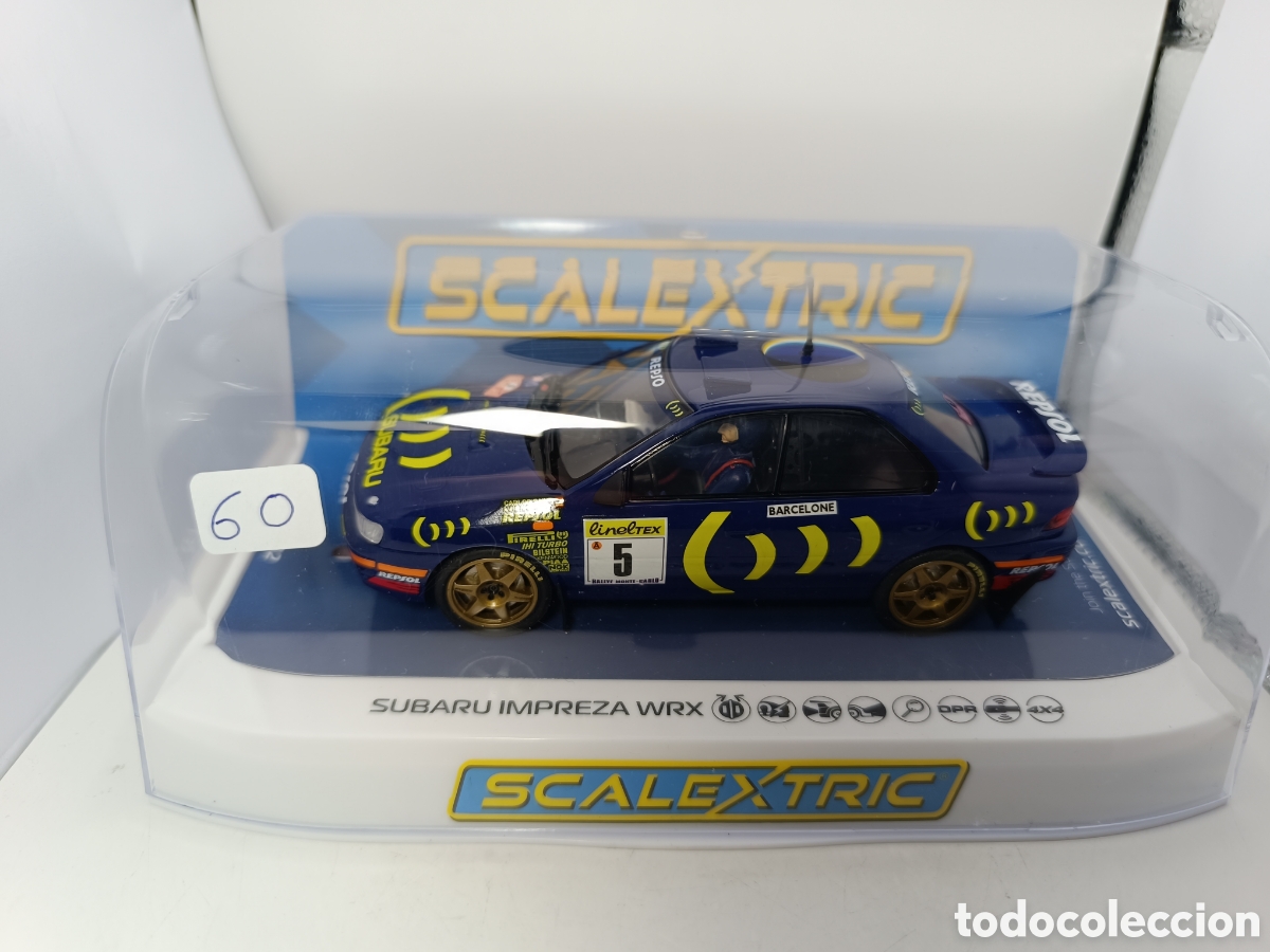 Scalextric: SCALEXTRIC UK SUBARU IMPREZA WRX CARLOS SAINZ 1995 MONTECARLO C4555