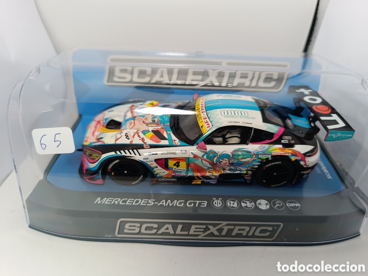 Scalextric: SCALEXTRIC UK MERCEDES AMG GT3 GOODSMILE HATSUNE MIKU C3852