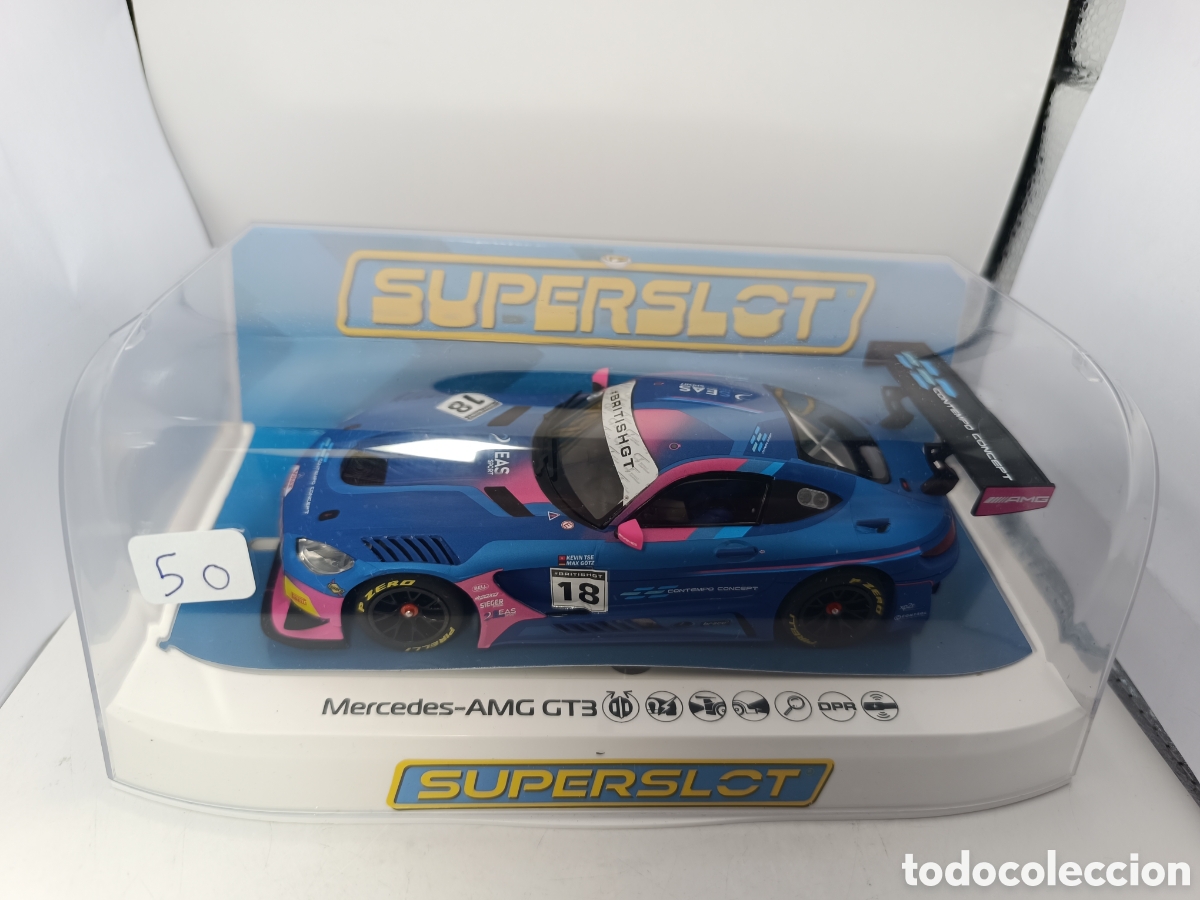 Scalextric: SUPERSLOT MERCEDES AMG GT3 BRITISH GT 2024 H4623