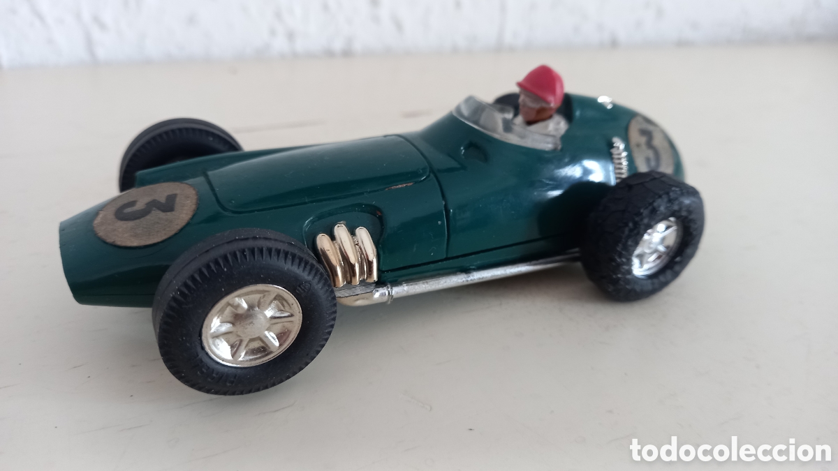 Scalextric: Scalextric BRM verde. a&ntilde;os 1960s