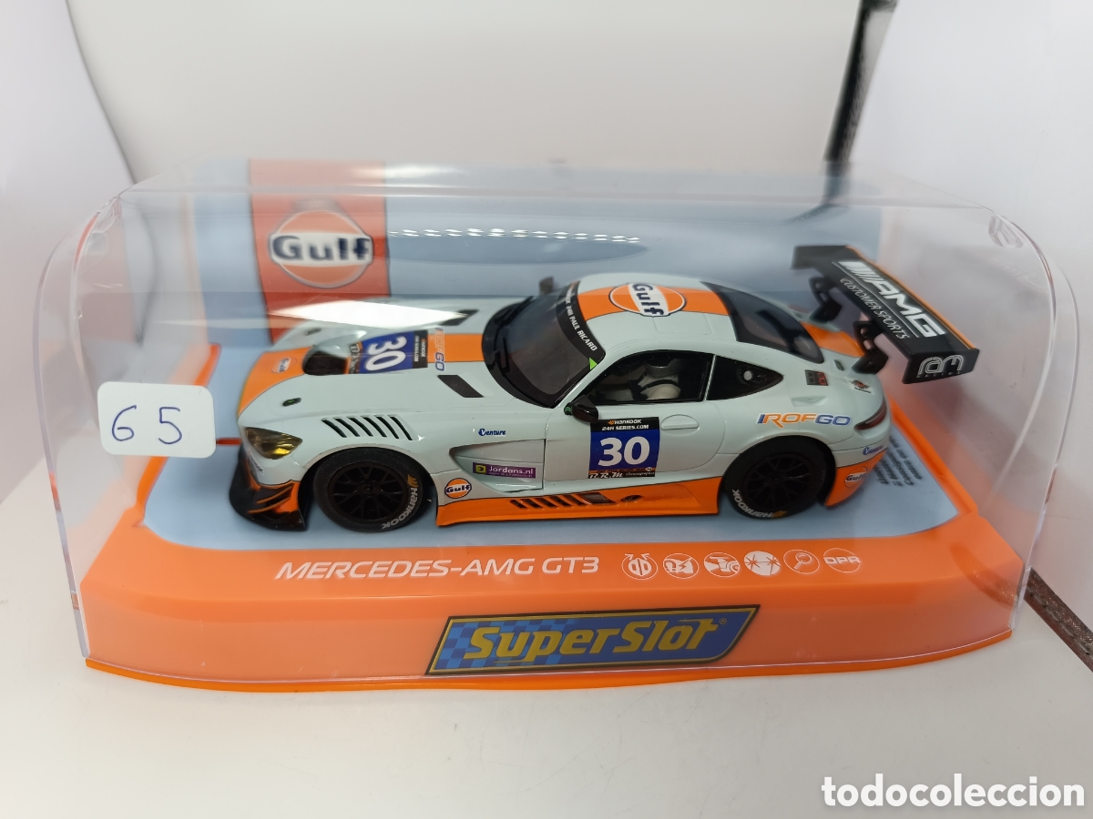 Scalextric: SUPERSLOT MERCEDES AMG GT3 RACING GULF H3853