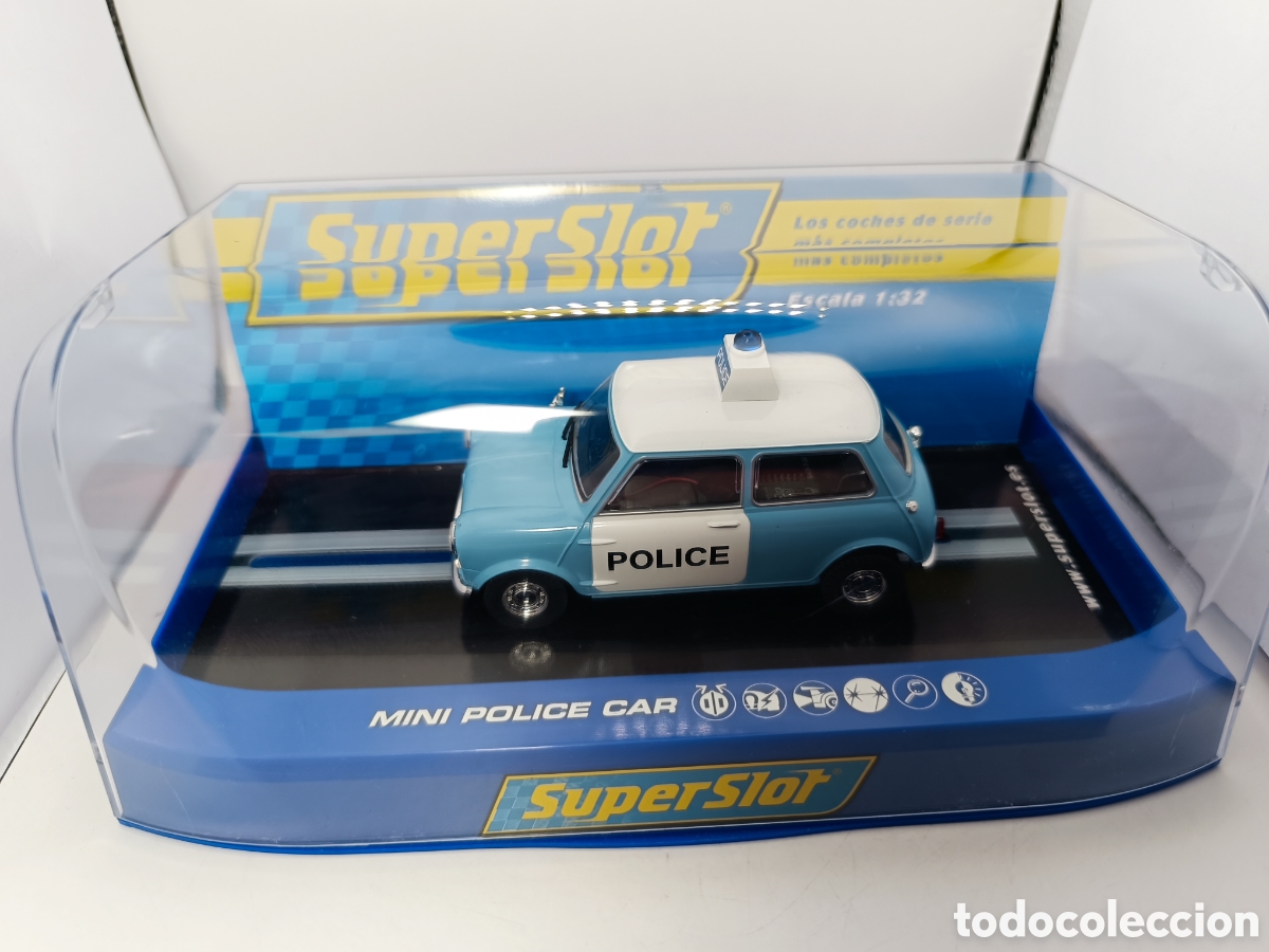 Scalextric: SUPERSLOT MINI MORRIS POLICE CAR H3213