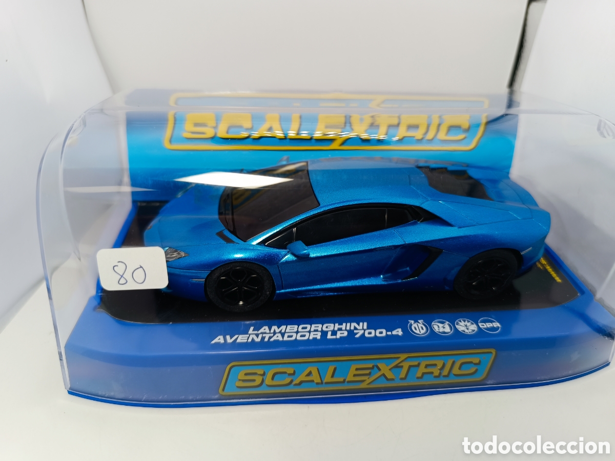 Scalextric: SCALEXTRIC LAMBORGHINI AVENTADOR LP 700-4 BLUE C3264